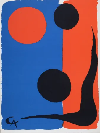 Lithographie Calder - Composition, 1966