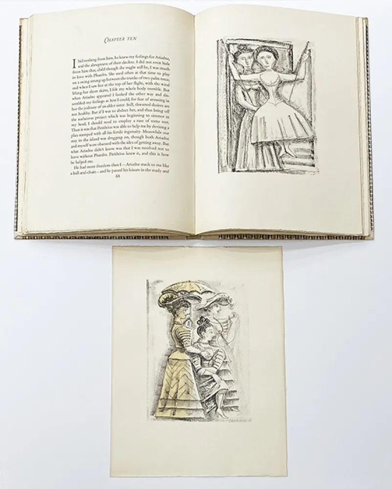 Illustriertes Buch Campigli - Theseus