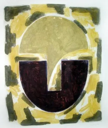 Radierung Canogar - Cabeza