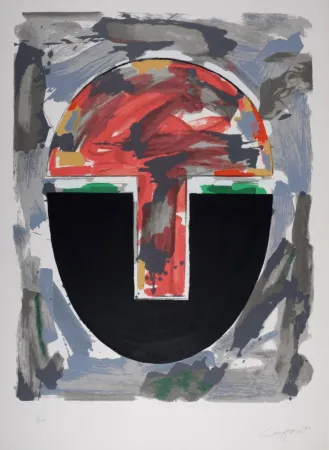 Siebdruck Canogar - Composition