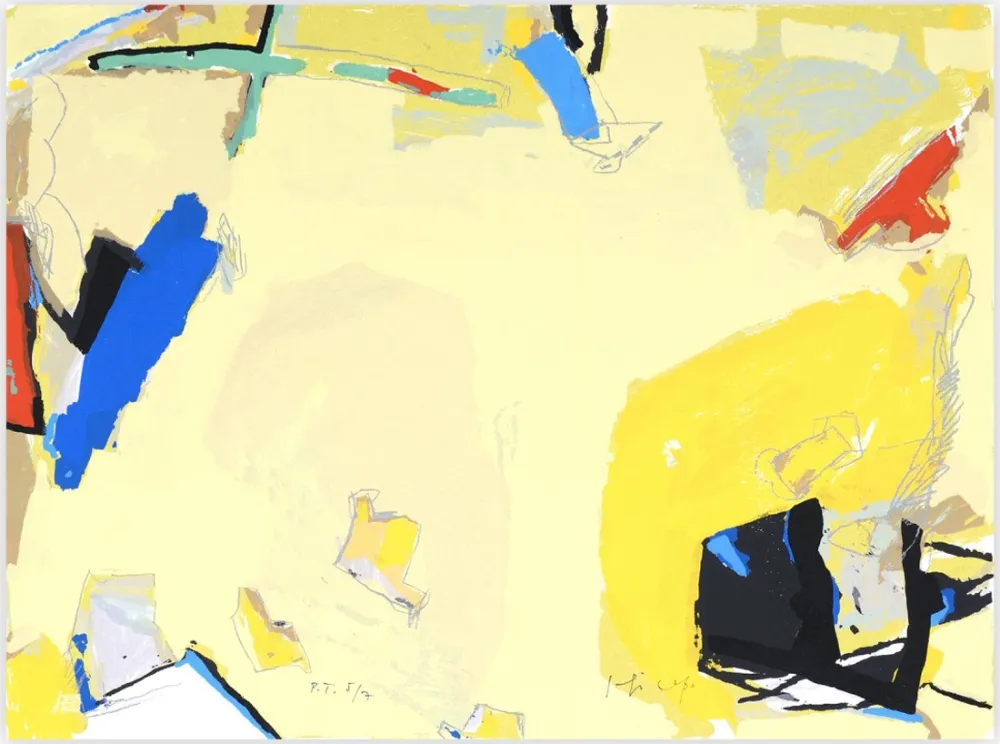 Siebdruck Capa - Espacio Amarillo