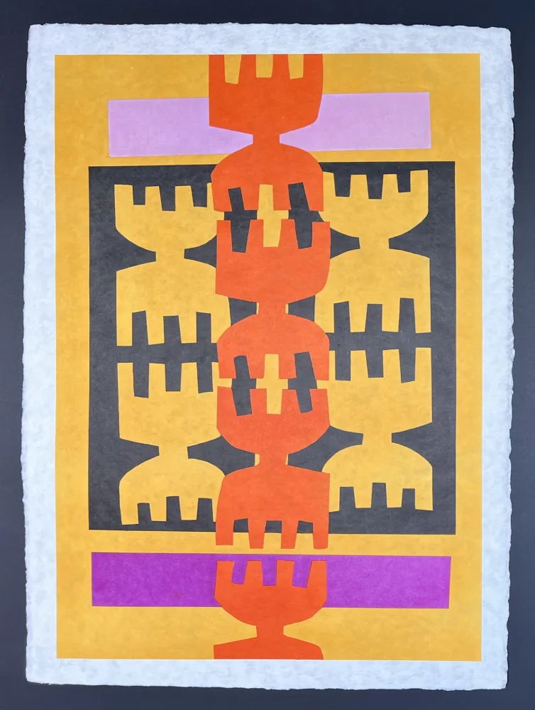 Lithographie Capogrossi - Giuseppe Capogrossi (1900-1972) - Lithograph on Japanese paper - 1970