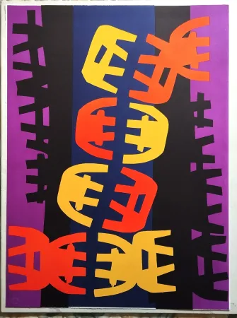 Lithographie Capogrossi - Quarzo 6