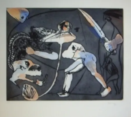 Radierung Und Aquatinta Castillo - America espanoles