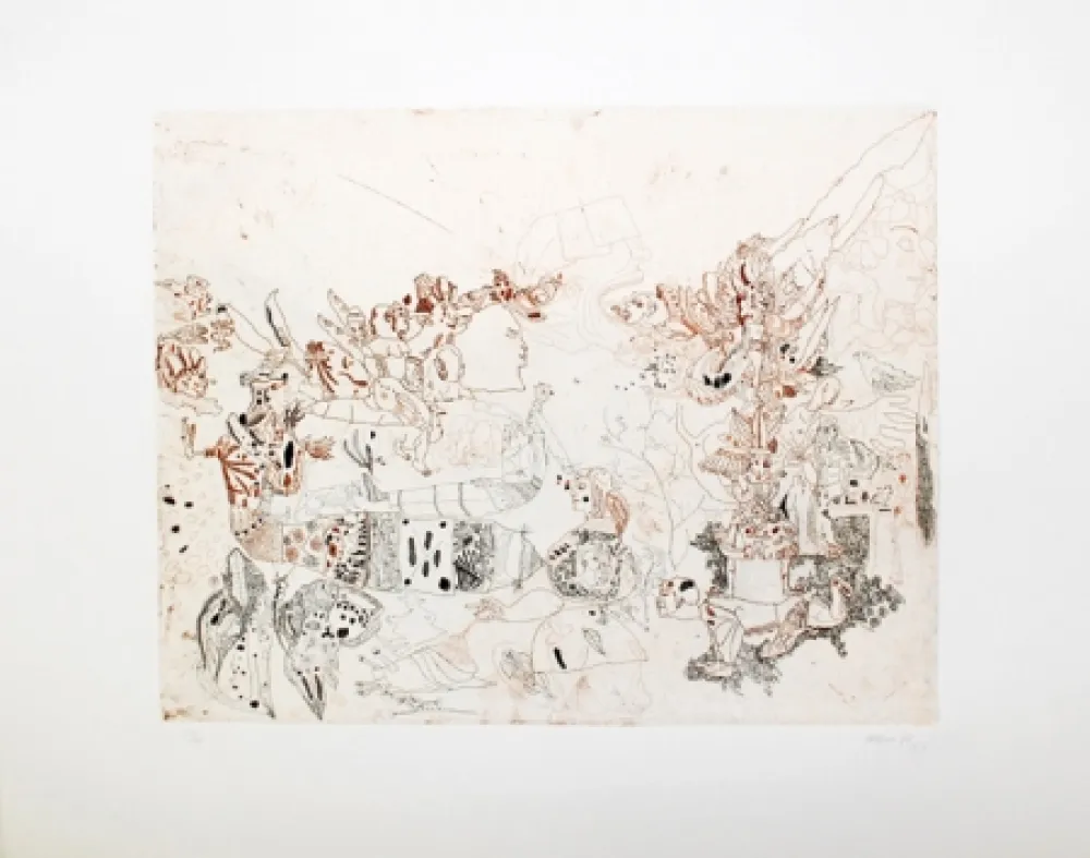 Radierung Castillo - Sin Título