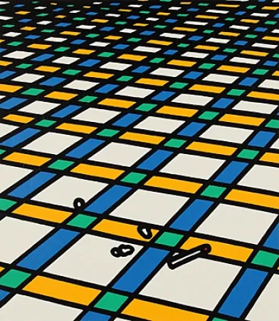 Siebdruck Caulfield - Et moi je suis seul dans ma demeure