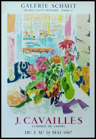 Plakat Cavailles - J.CAVAILLÈS GALERIE SCHMIT - LUMIÈRES DE CANNES