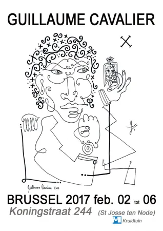 Plakat Cavalier - '' Bruxelles 2017 ''