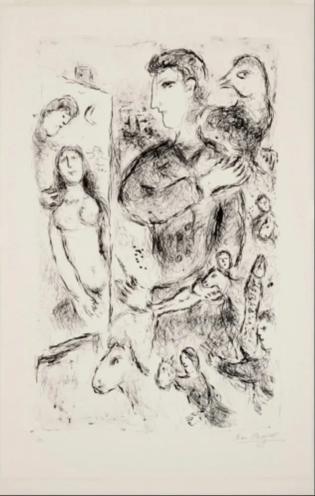 Lithographie Chagall - Création