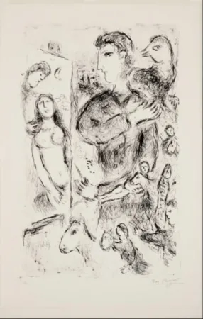 Lithographie Chagall - Création