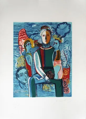 Aquatinta Chia - Il Pittore