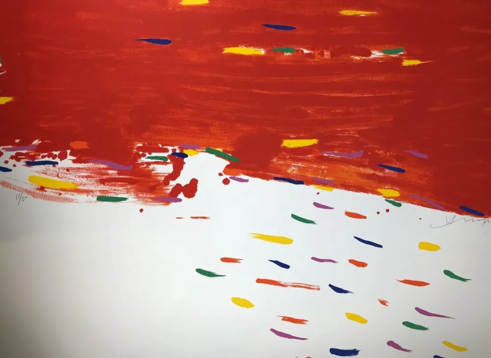 Siebdruck Chin - Untiled