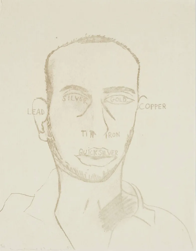 Lithographie Clemente - Traditional Self Portrait, from Art Pro-Choice II