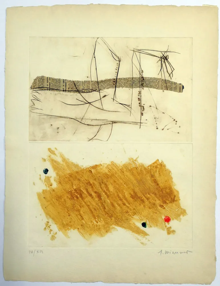 Radierung Coignard - Envols 2