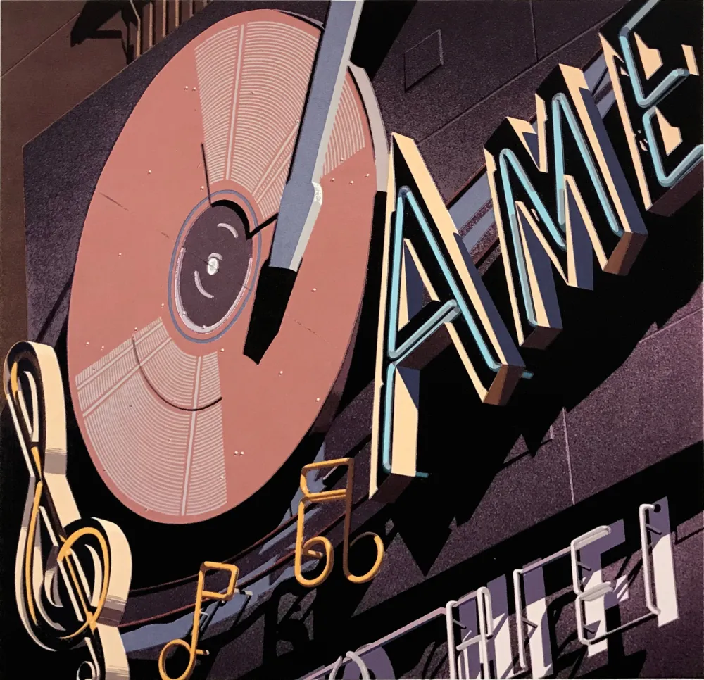 Siebdruck Cottingham - AMERICAN HI FI