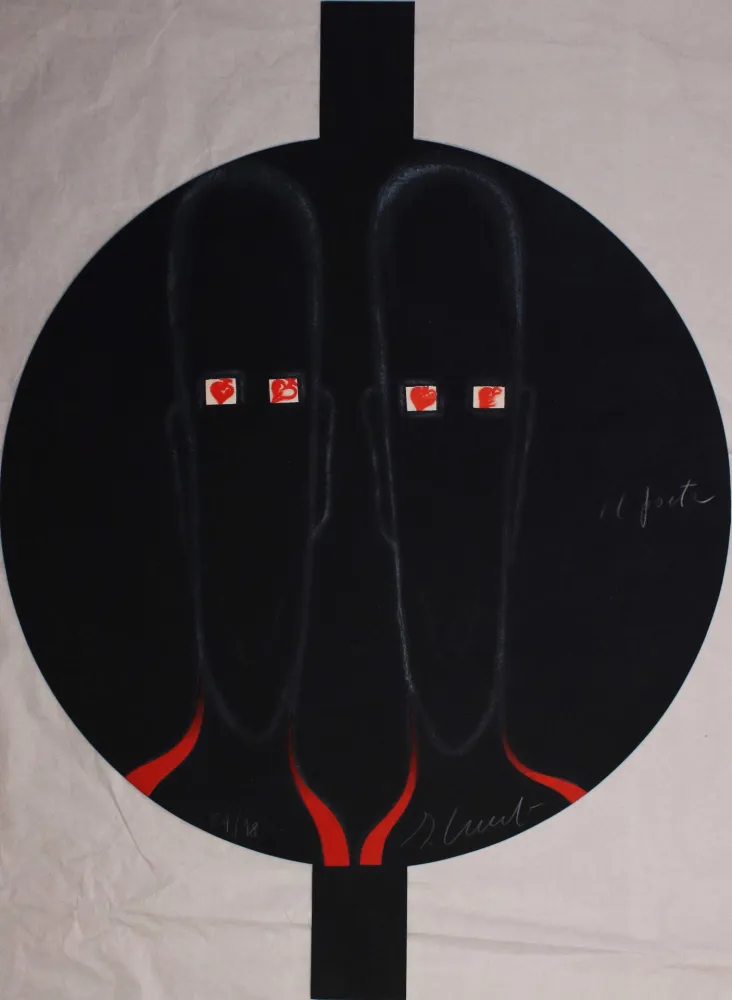 Aquatinta Cucchi - Il poeta