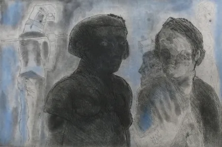 Radierung Und Aquatinta Cuevas - Pescadores de Blanes