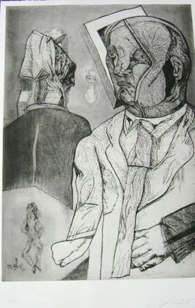 Radierung Cuevas - S/T