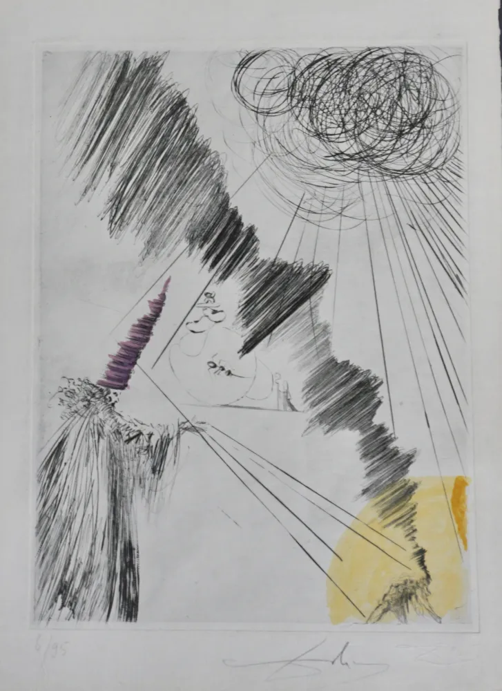 Stich Dali - Faust Femme au Clown