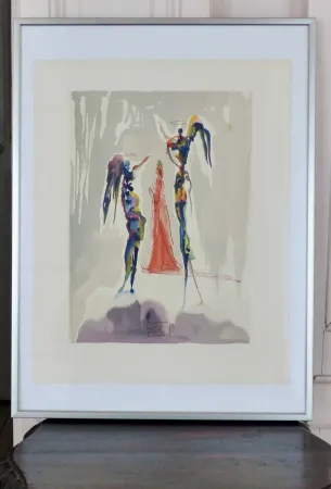 Holzschnitt Dali - LA DIVINE COMEDIE - Gloria