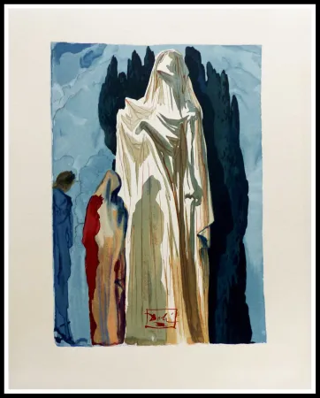 Holzschnitt Dali - LA DIVINE COMEDIE - Les Hérétiques