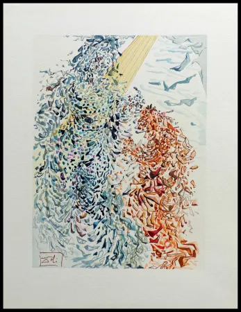 Holzschnitt Dali - LA DIVINE COMEDIE - Opposition