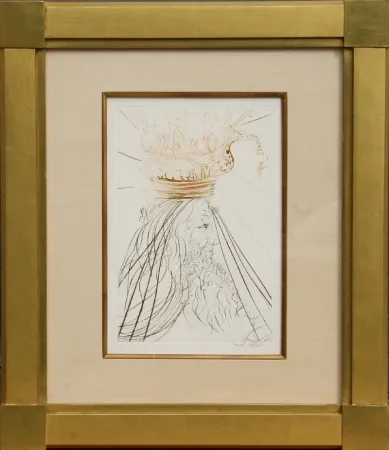 Stich Dali - Le Roi Marc from Tristan et Iseult