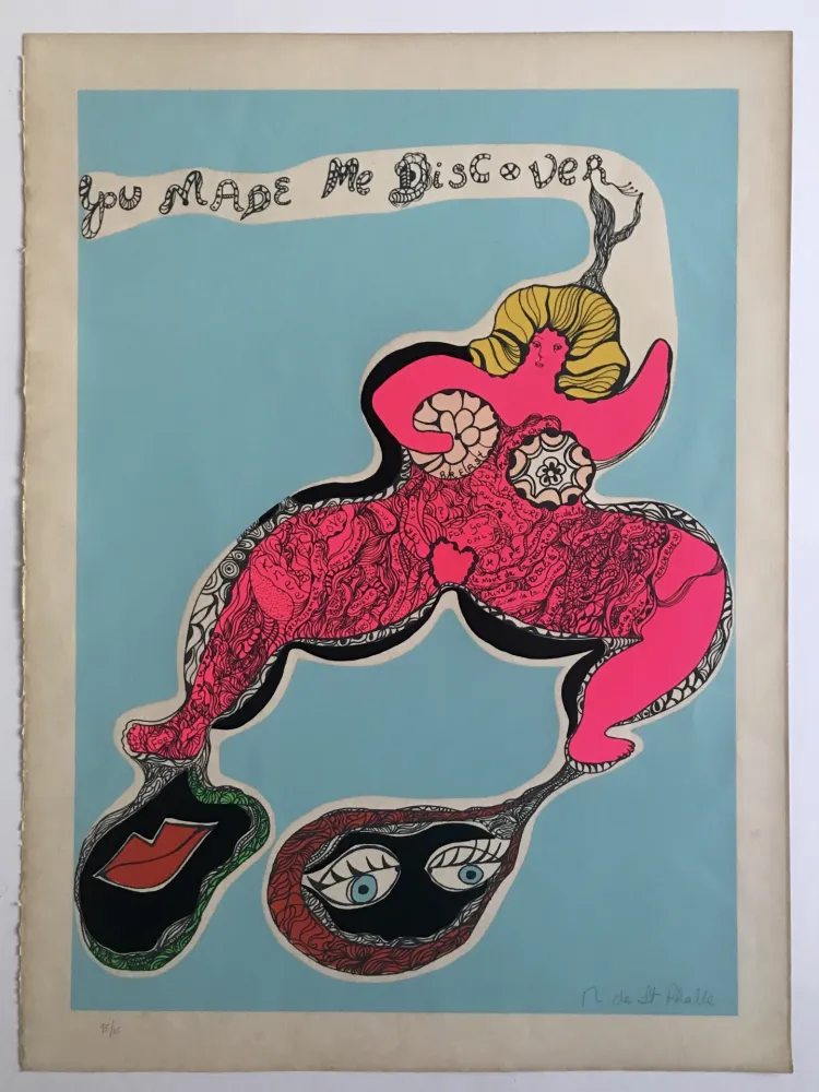 Siebdruck De Saint Phalle - You made me discover (Nana power V)