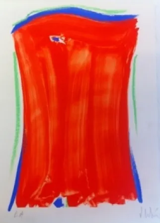 Lithographie Debré - Composition abstrait