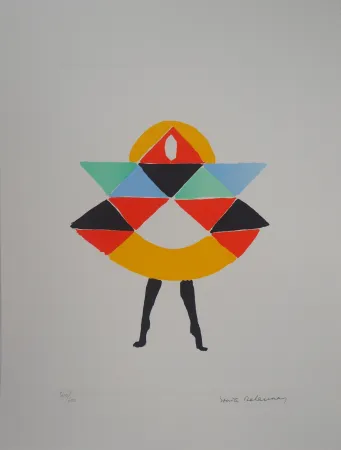 Lithographie Delaunay - Carnaval 