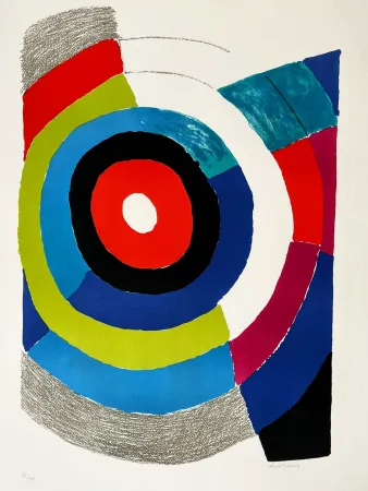Lithographie Delaunay - Cible