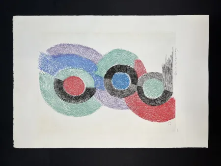 Radierung Und Aquatinta Delaunay -  Rythmes colores