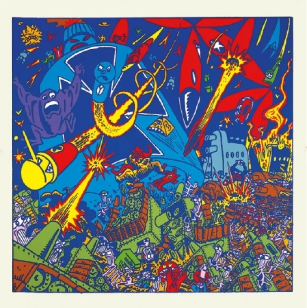 Siebdruck Di Rosa - Bataille