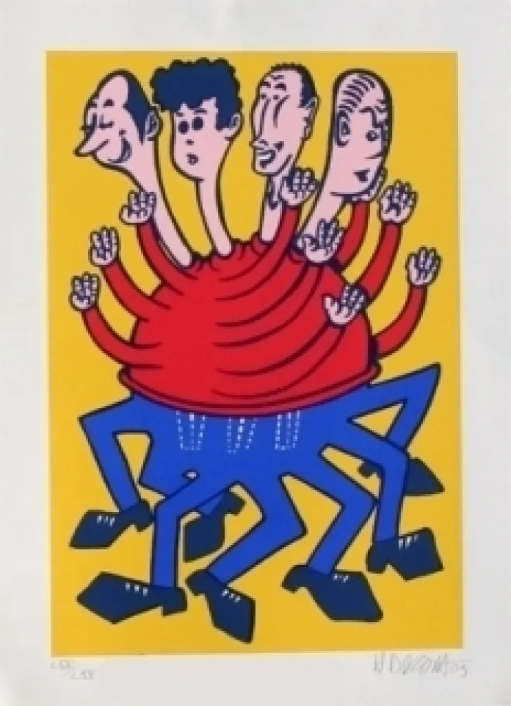 Siebdruck Di Rosa - Enfance