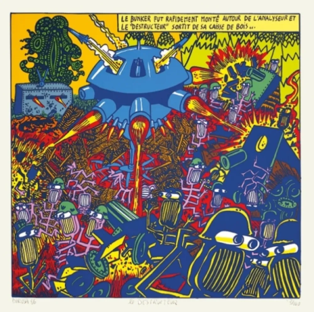 Siebdruck Di Rosa - Le destructeur