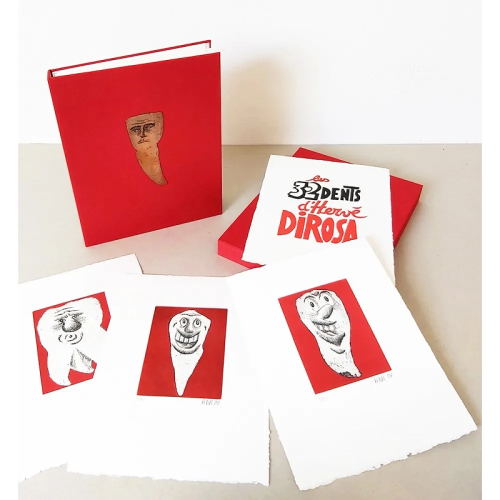 Illustriertes Buch Di Rosa - Les 32 dents d'Hervé Di Rosa