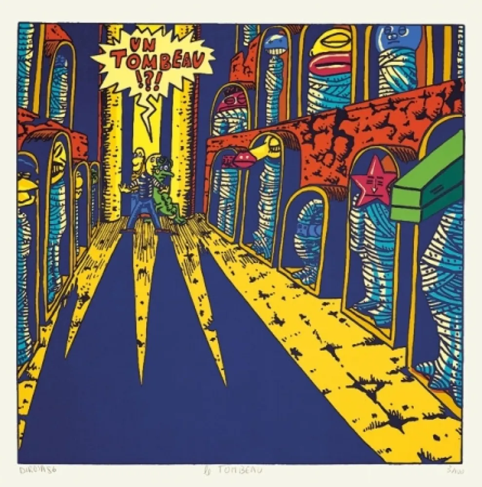 Siebdruck Di Rosa - Un tombeau