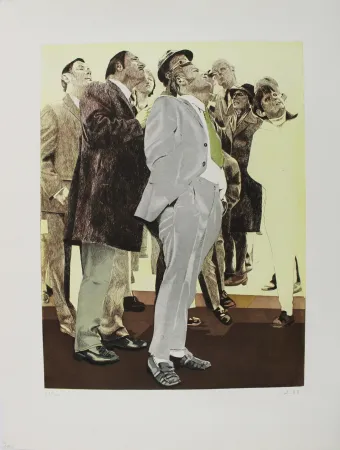 Radierung Und Aquatinta Diehl - Beobachtung