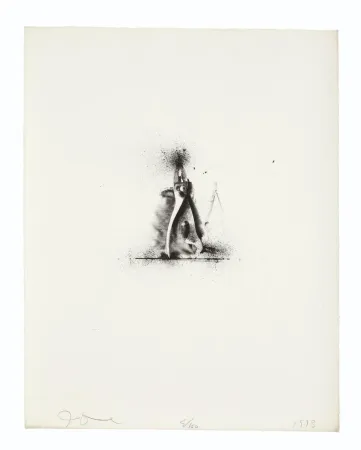 Lithographie Dine - Pliers and Adjustable Wrench