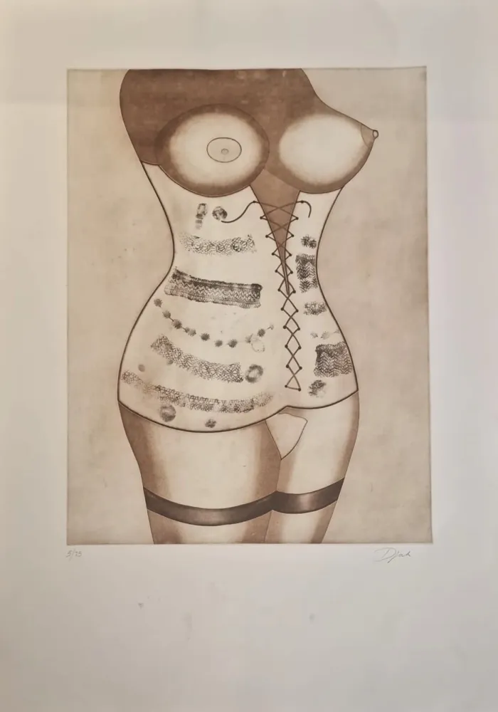 Radierung Djak - Senza titolo