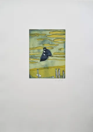 Radierung Und Aquatinta Doig - Boathouse