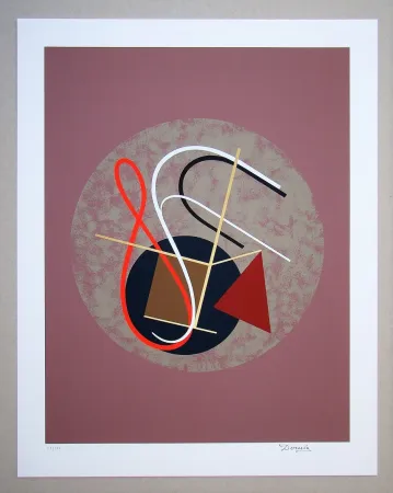 Siebdruck Domela - Senza Titolo