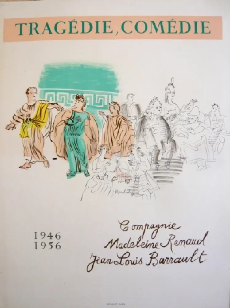 Plakat Dufy - Affiche Tragédie Comédie 