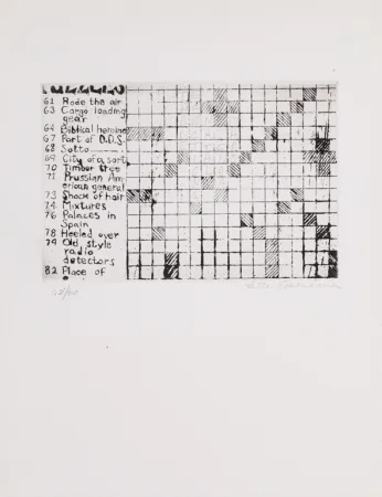 Radierung Eisenhauer - Untitled