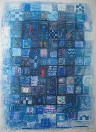 Stich Engel - GRAND ECHIQUIER II -Technique mixte