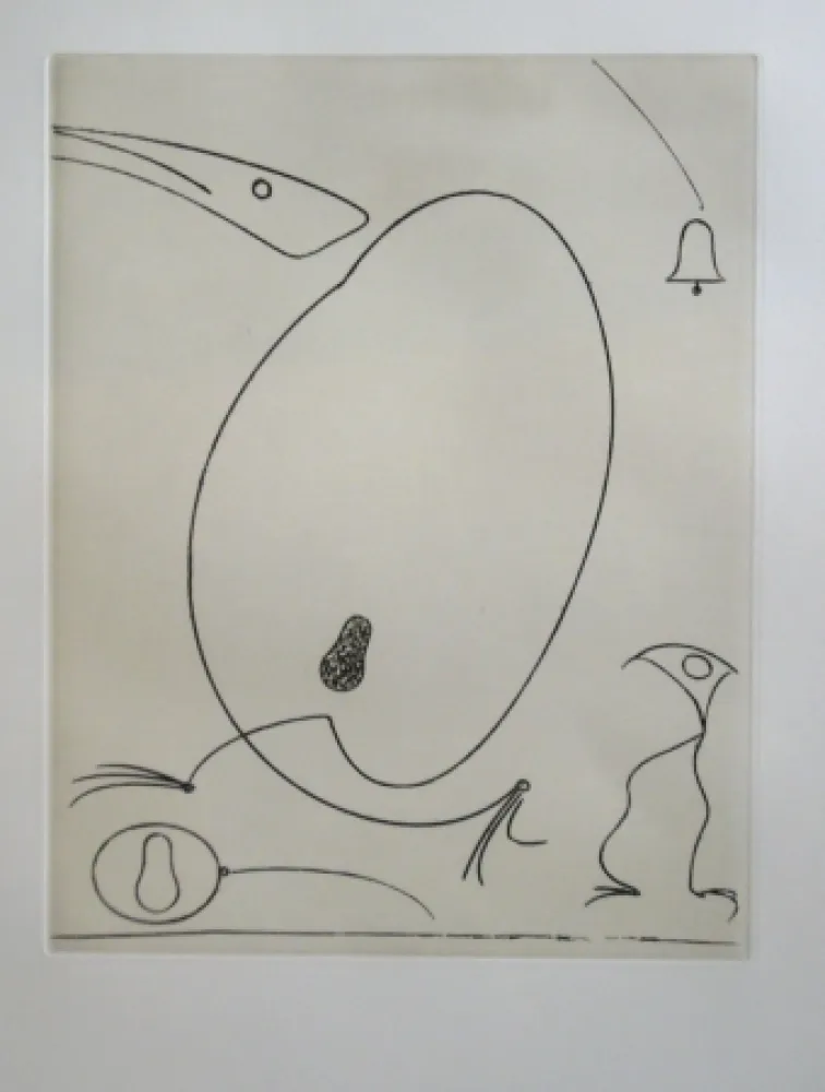 Radierung Und Aquatinta Ernst - La cloche