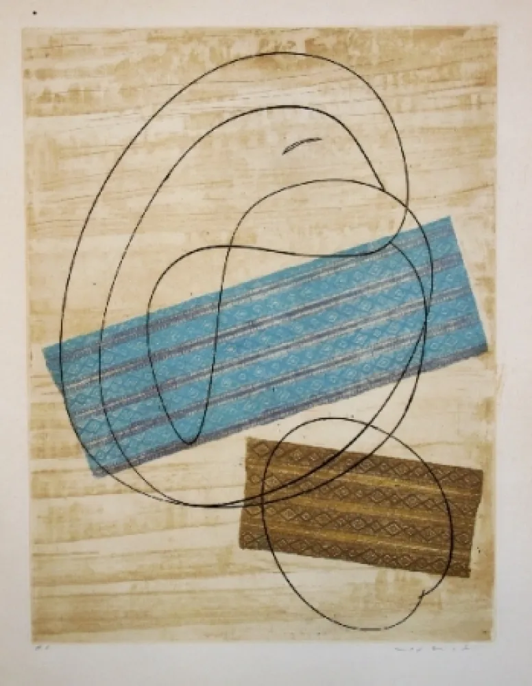 Radierung Und Aquatinta Ernst - Papier peint