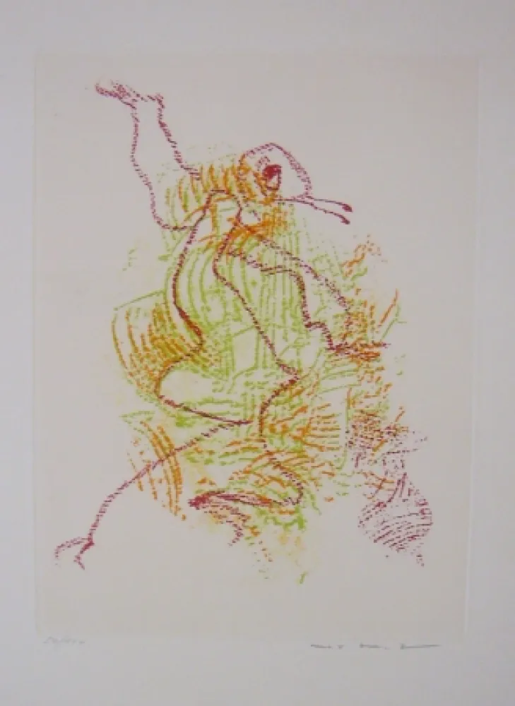 Radierung Und Aquatinta Ernst - Par dessus les moulins