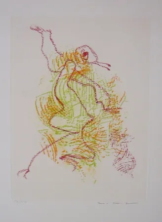 Radierung Und Aquatinta Ernst - Par dessus les moulins