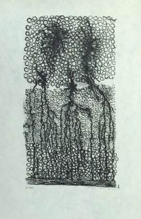 Lithographie Ernst - Sans titre